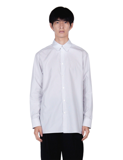 ROMAN / Midsize Shirt / sax stripe