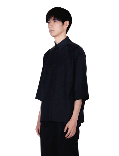 EDWARD / Big Sleeve Shirt / black