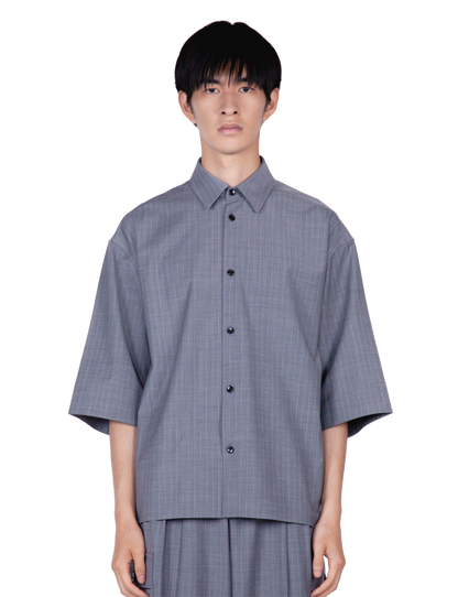 EDWARD / Big Sleeve Shirt / black