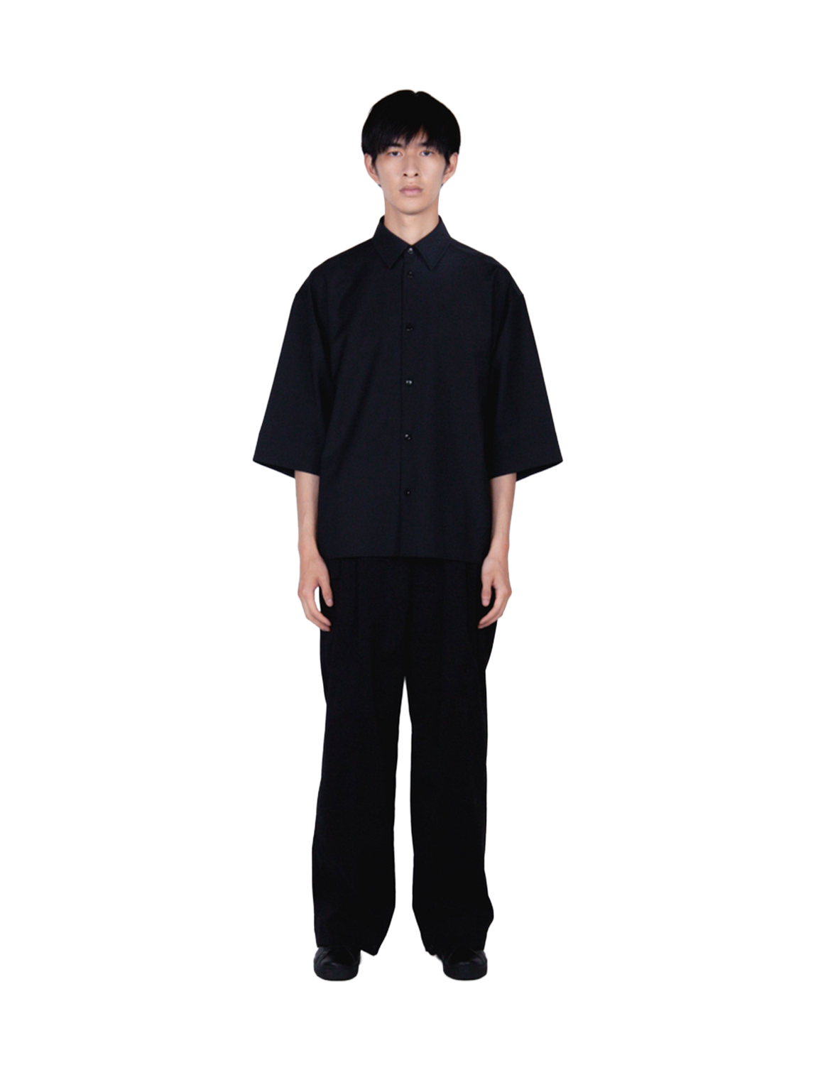 EDWARD / Big Sleeve Shirt / black
