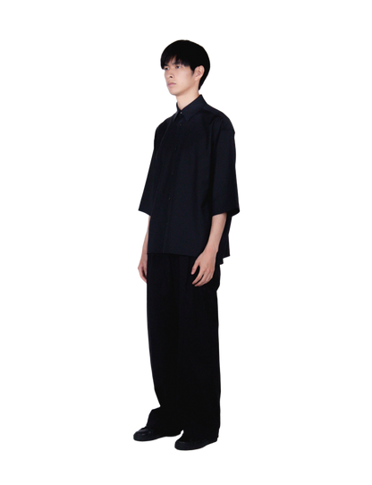 EDWARD / Big Sleeve Shirt / black
