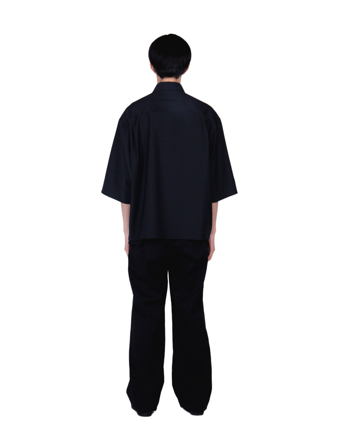 EDWARD / Big Sleeve Shirt / black