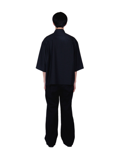 EDWARD / Big Sleeve Shirt / black