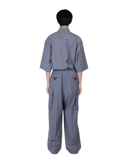 Wide Cargo Pants / black