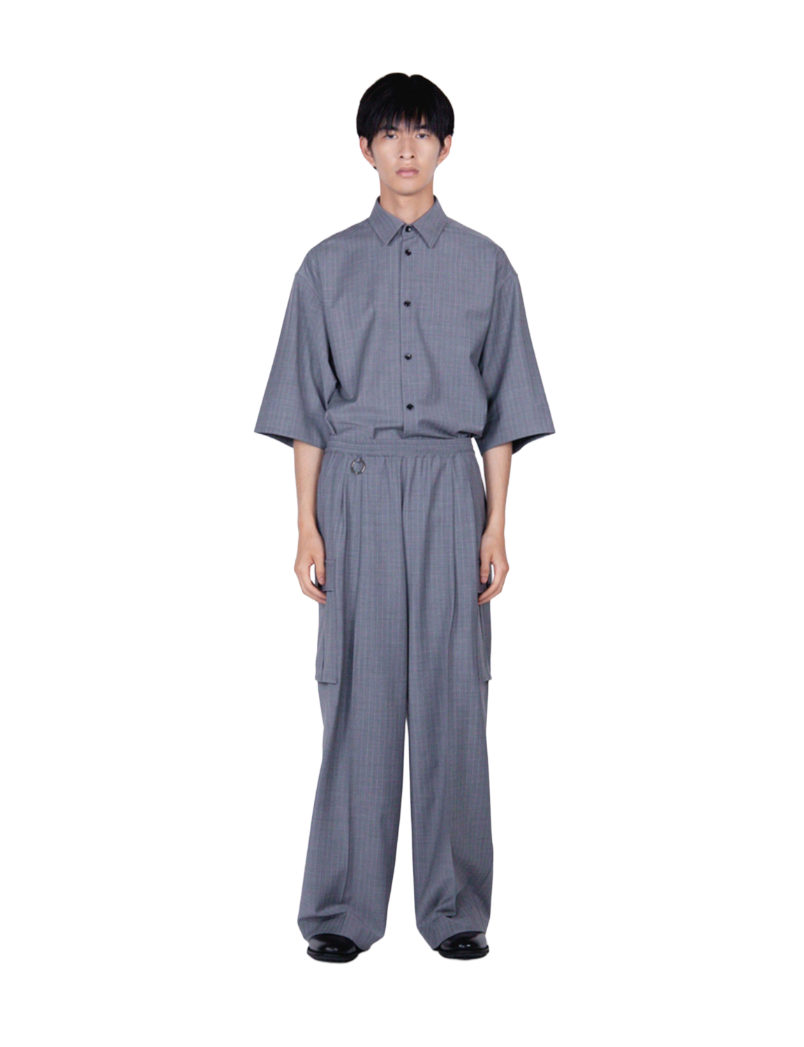 Wide Cargo Pants / black