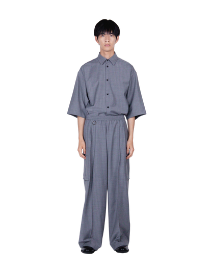 Wide Cargo Pants / black