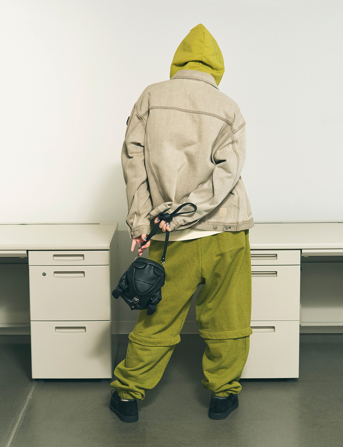 DENIM RIVET CHORE JACKET