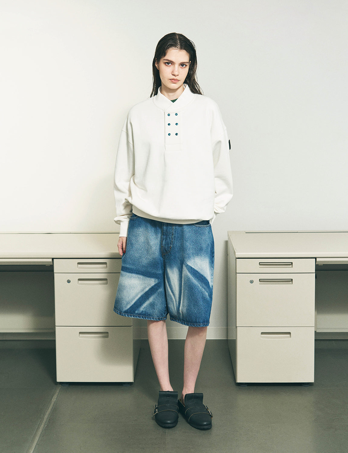 6 POCKET DENIM SHORTS LAZER