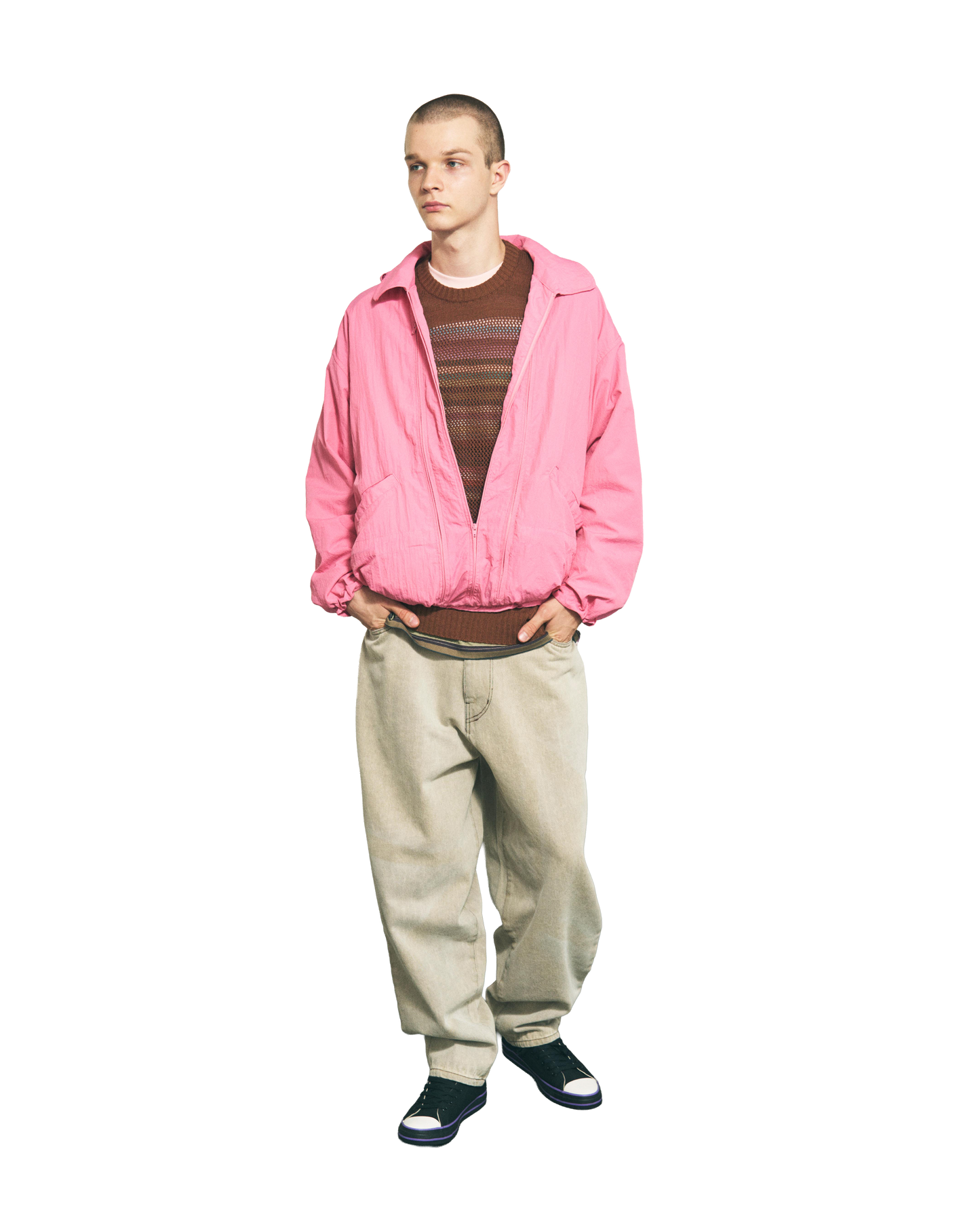 CRUSHED NYLON FULL PACK JACKET