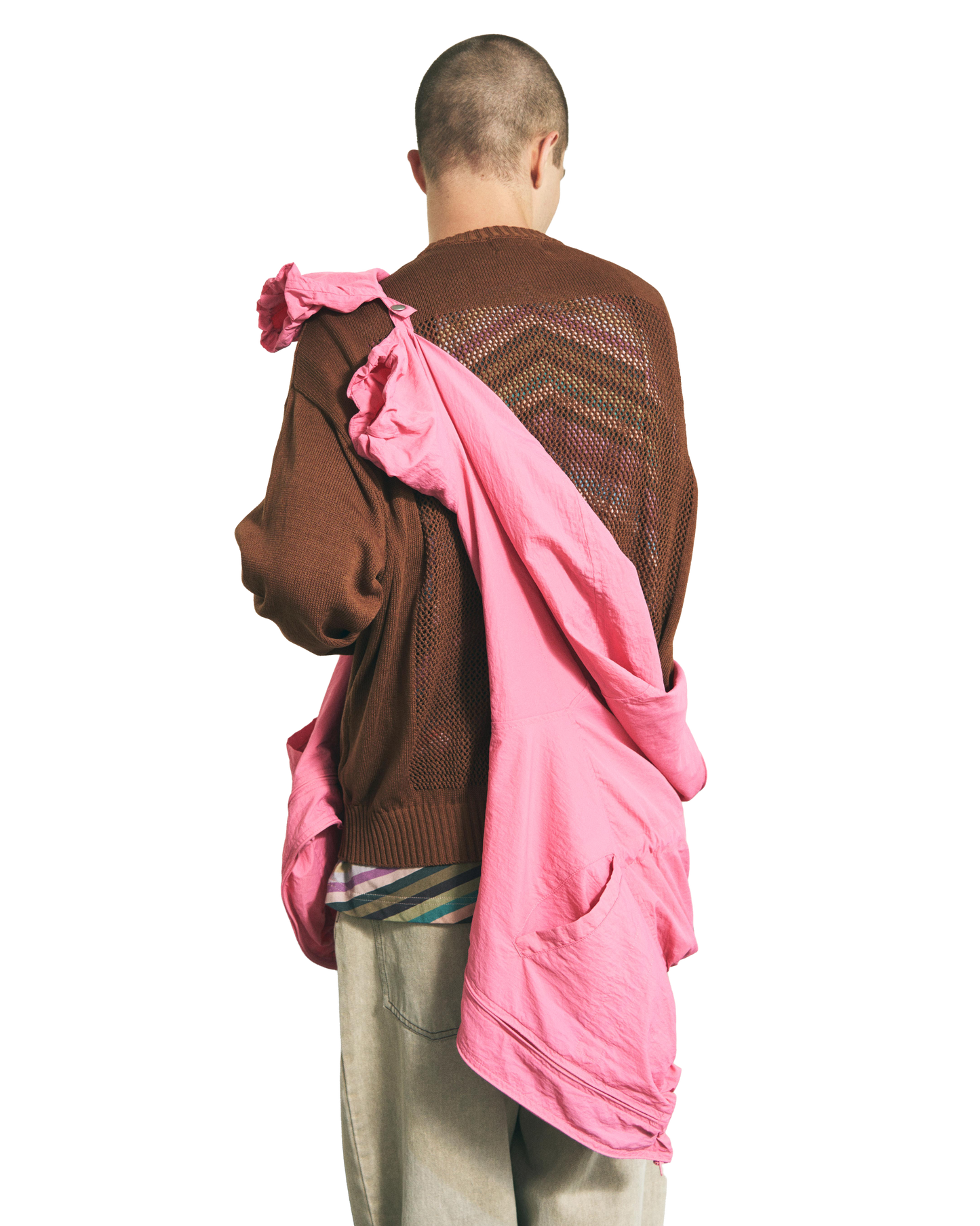 CRUSHED NYLON FULL PACK JACKET