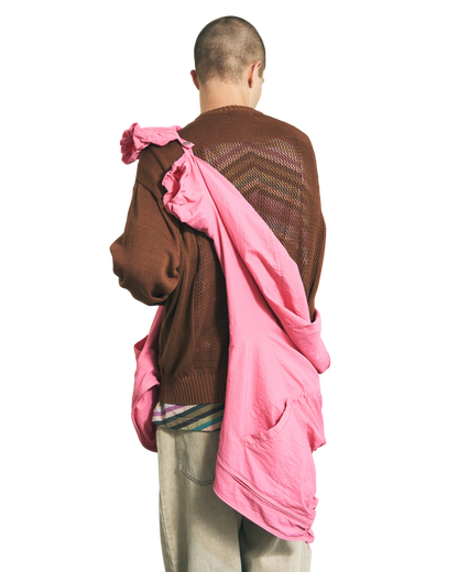 CRUSHED NYLON FULL PACK JACKET