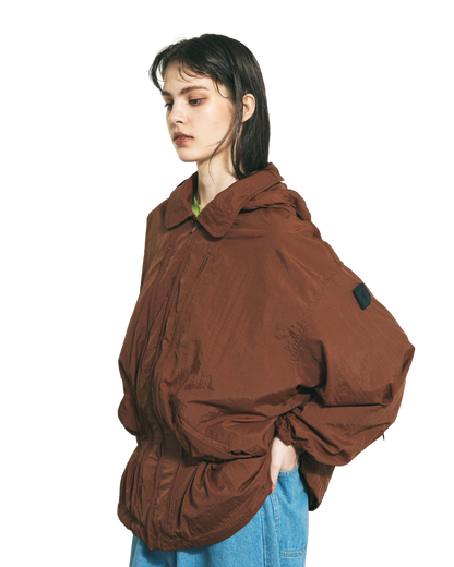 CRUSHED NYLON FULL PACK JACKET