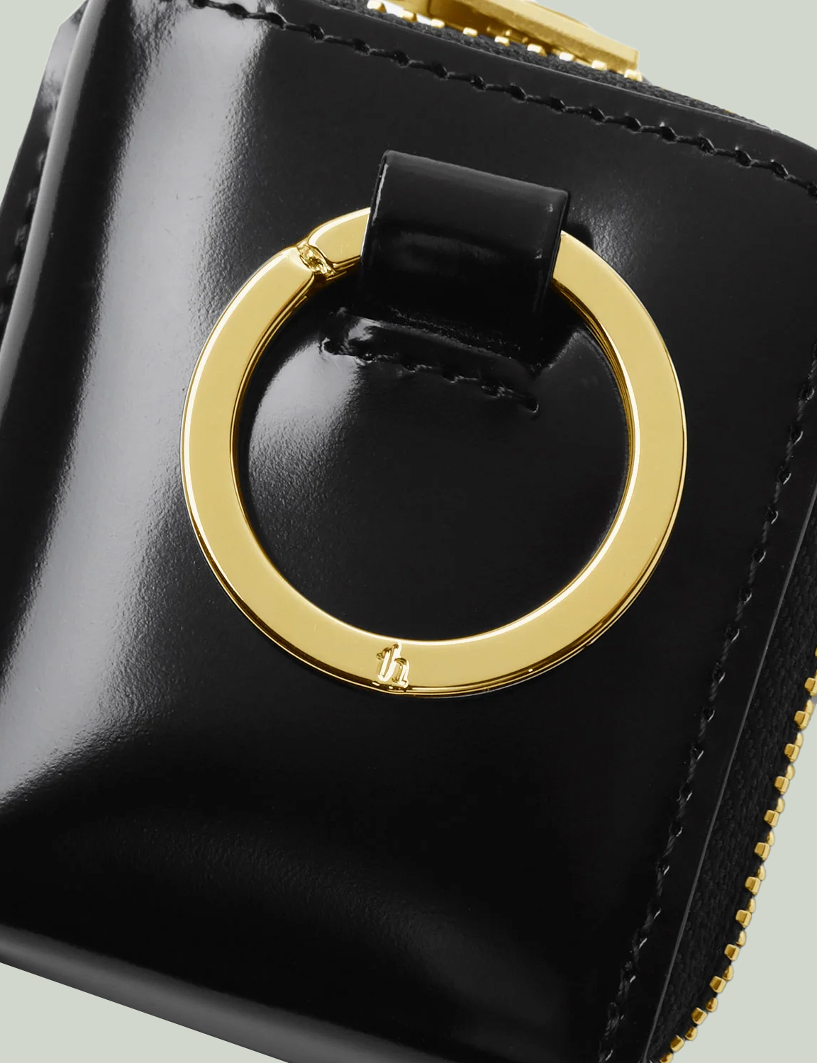 Airpods / Key Case / black×gold