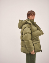 LAYER FRONT PUFFER JACKET