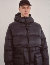 LAYER FRONT PUFFER JACKET