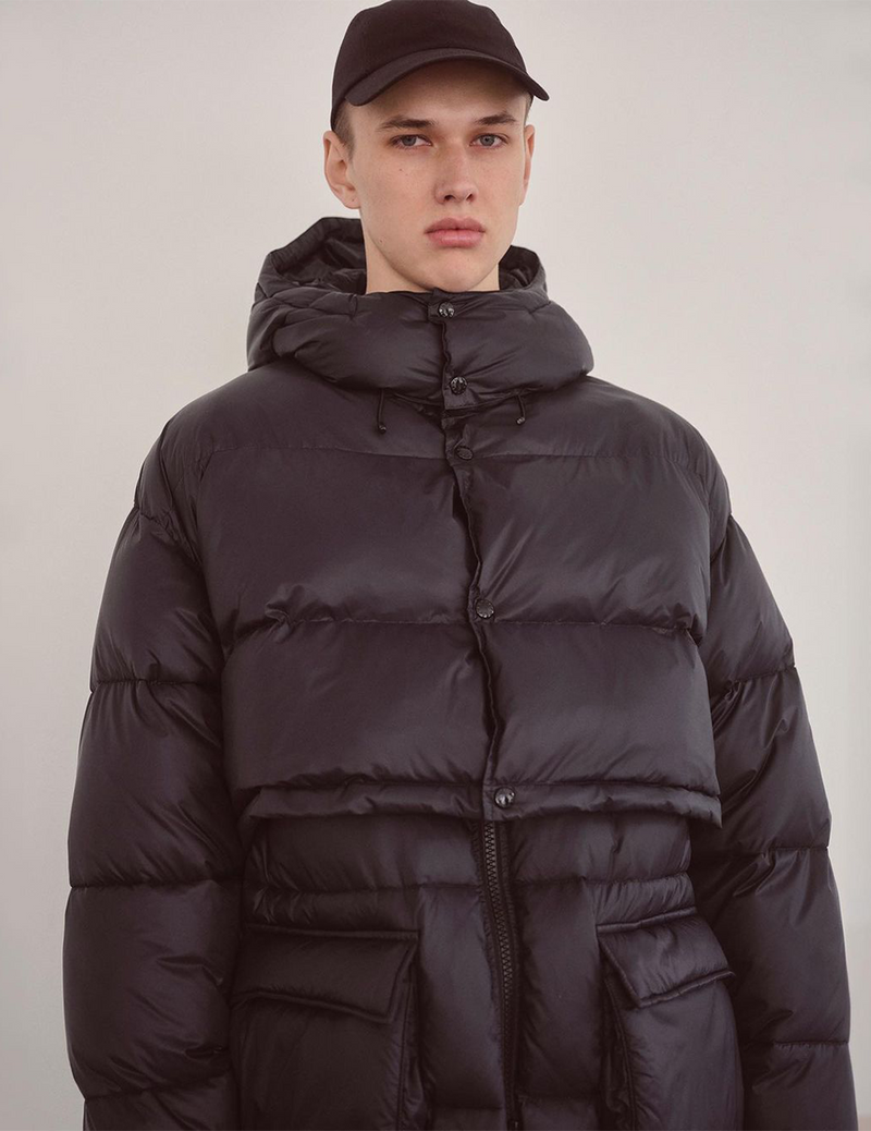 LAYER FRONT PUFFER JACKET