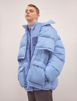 LAYER FRONT PUFFER JACKET