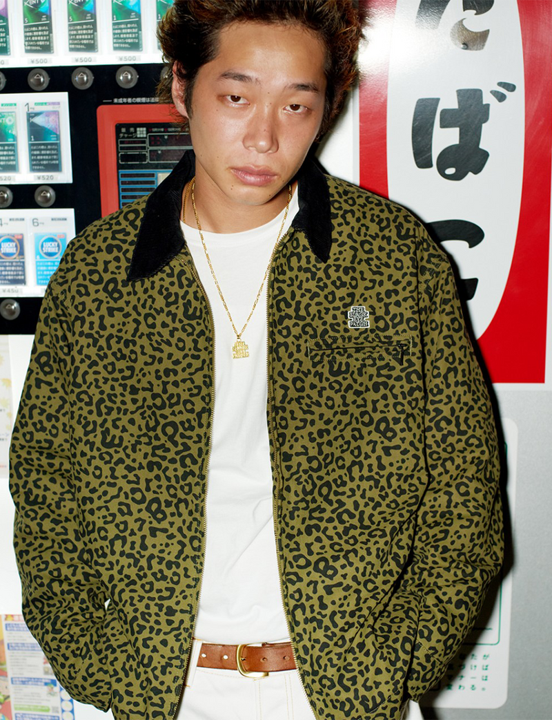 OG LABEL LEOPARD WORK JACKET