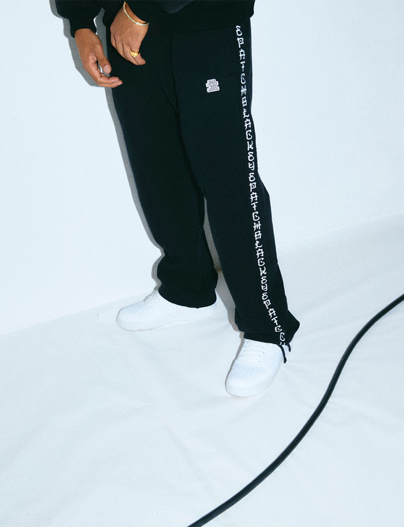 KANJI TAPED SWEATPANTS