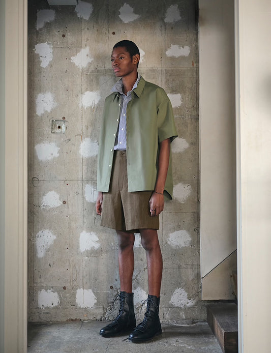 DOUBLE FRONT OVERSIZED S/S SHIRT