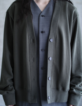 SIGNATURE "G" FLEECE CARDIGAN