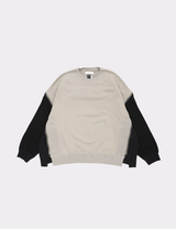 ZIPPER WAFFLE SWEAT