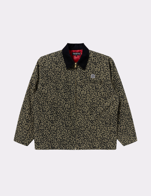 OG LABEL LEOPARD WORK JACKET