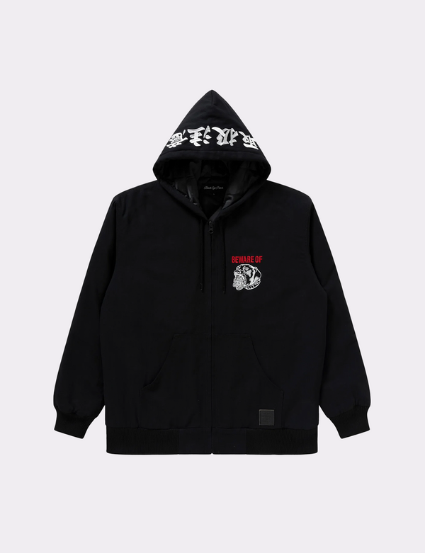 BEWARE OF BEP HWC HOODED WORK JACKET