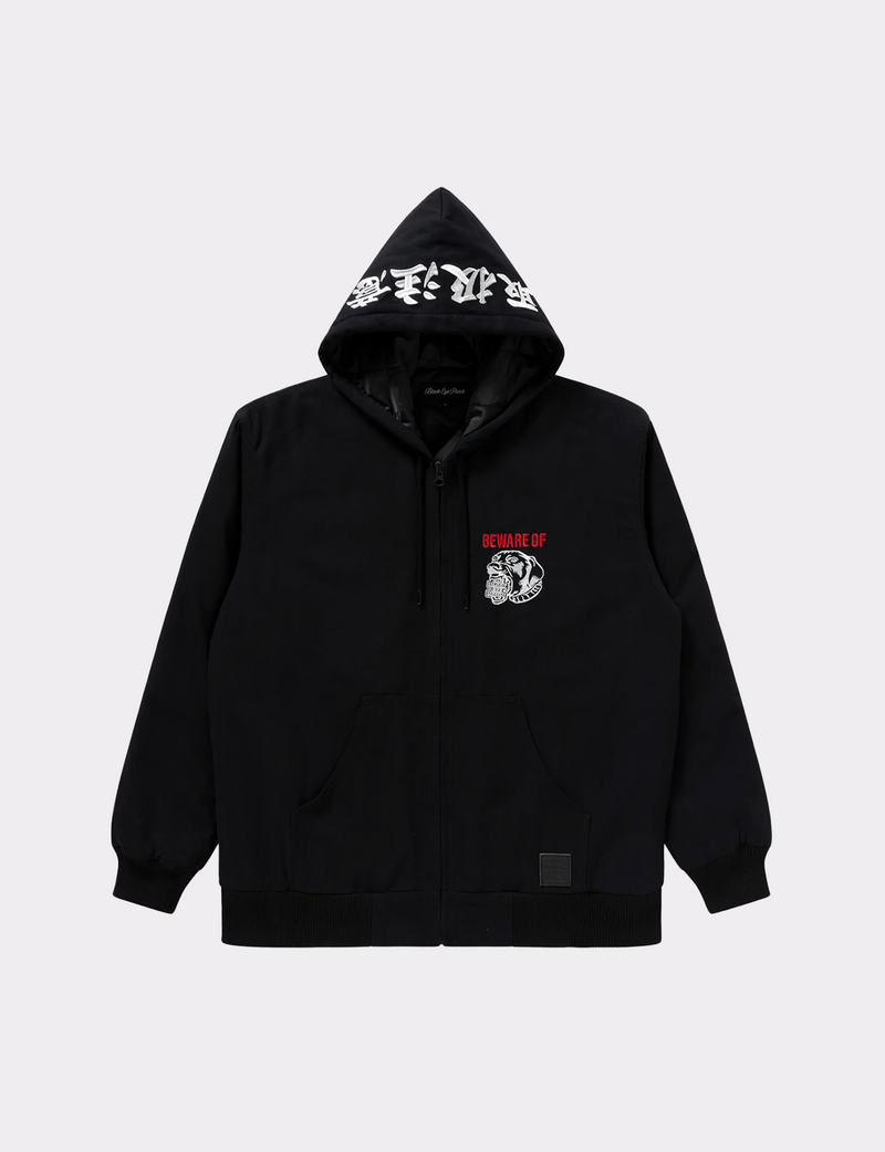 BEWARE OF BEP HWC HOODED WORK JACKET