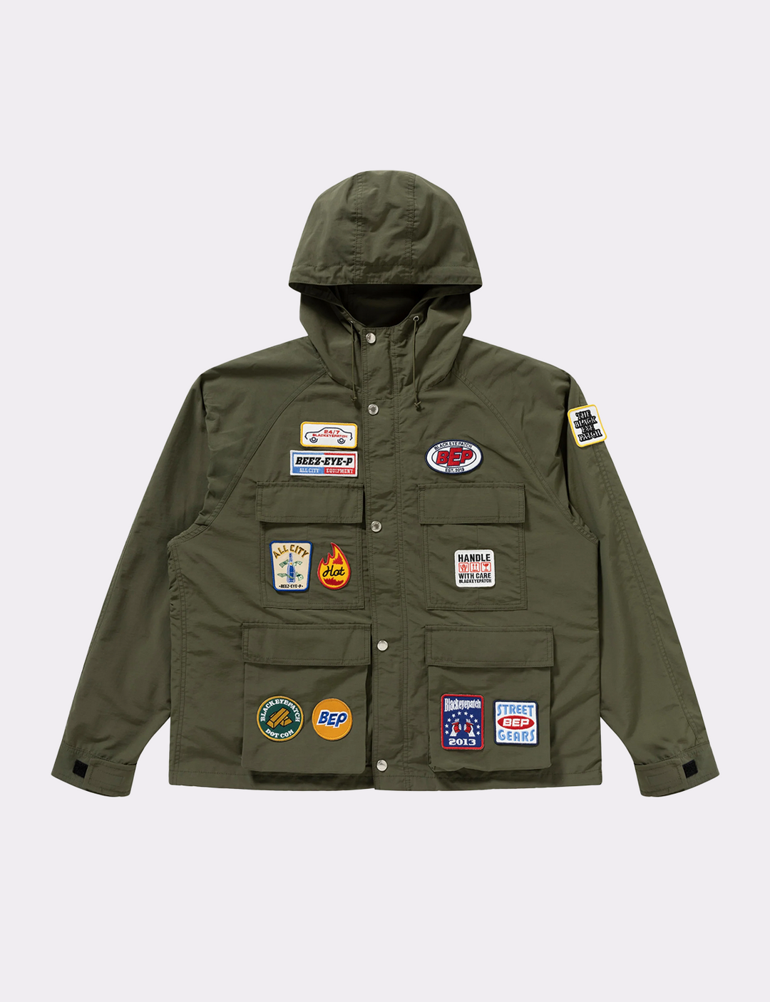 BlackEyePatch - PATCHED LOGOS NYLON MOUNTAIN JACKET – The