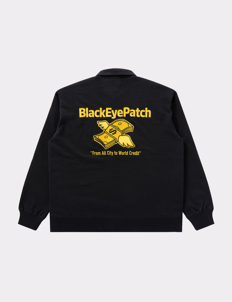 DOLLAR BAND HALF ZIP SWEAT