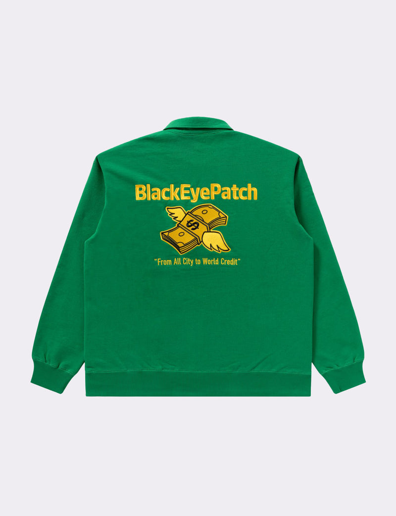 DOLLAR BAND HALF ZIP SWEAT