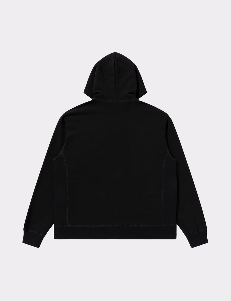LEATHER OG LABEL HOODIE