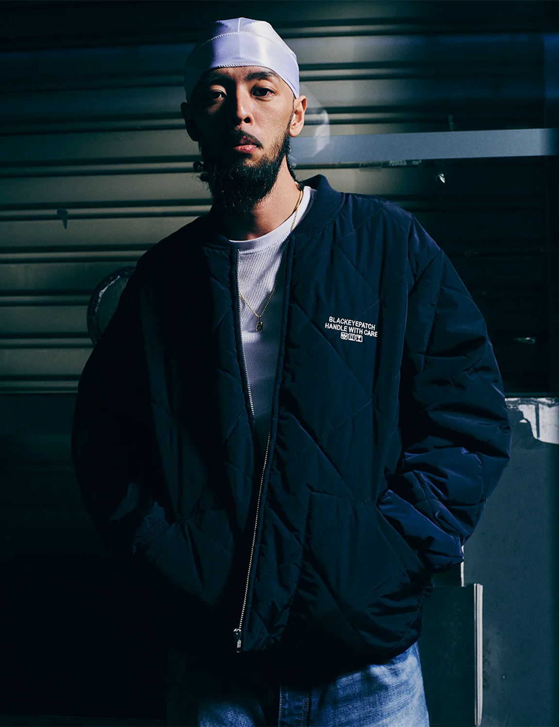 BlackEyePatch - HWC LABEL EMBROIDERED QUILTED JACKET – The BlackEyePatch - HWC LABEL EMBROIDERED QUILTED JACKET – The
