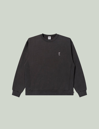 HWC EMBROIDERED PIGMENT DYED CREW SWEAT