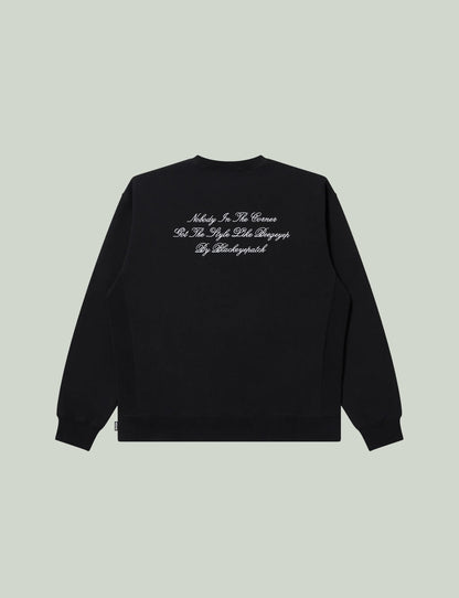 SERPENTINE SCRIPT CREW SWEAT
