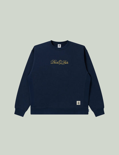 SERPENTINE SCRIPT CREW SWEAT