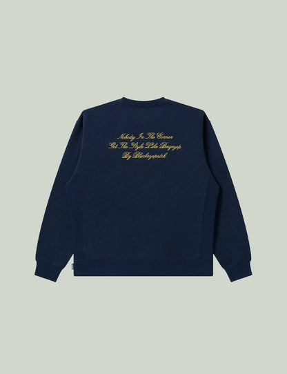 SERPENTINE SCRIPT CREW SWEAT