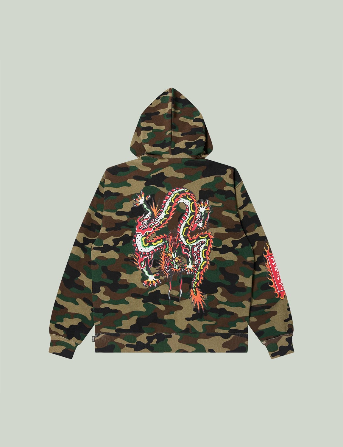 UE SKULL MONEY DRAGON ZIP HOODIE