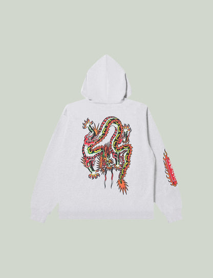 UE SKULL MONEY DRAGON ZIP HOODIE