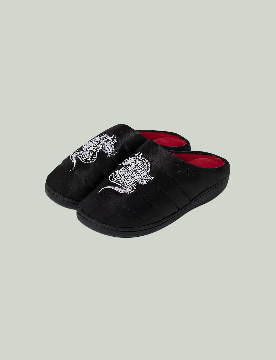 SATIN DRAGON SUBU SANDALS