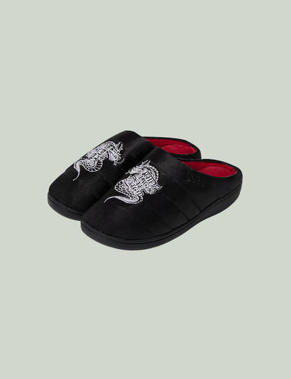 SATIN DRAGON SUBU SANDALS