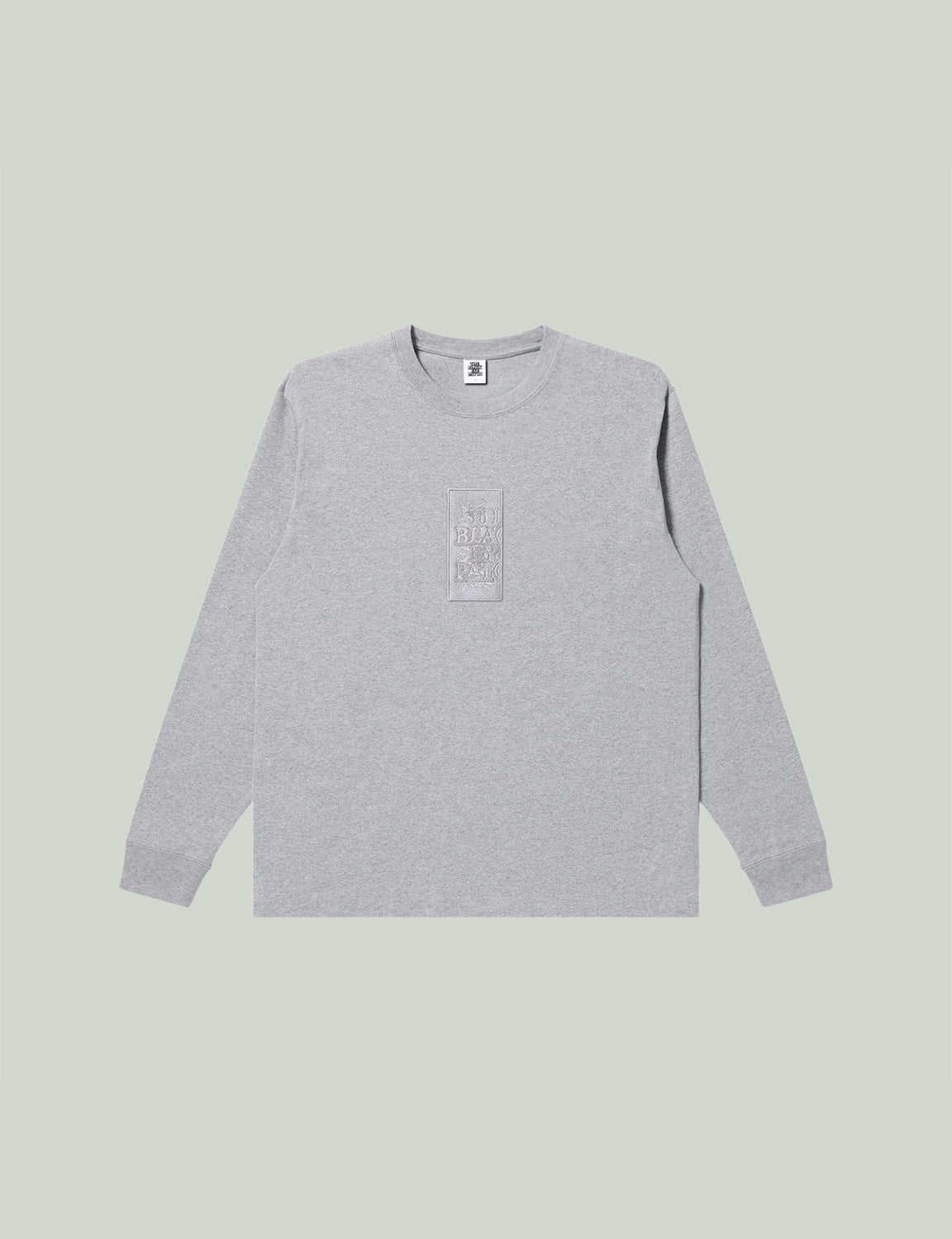 HWC SAME COLOR EMBROIDERED L/S TEE