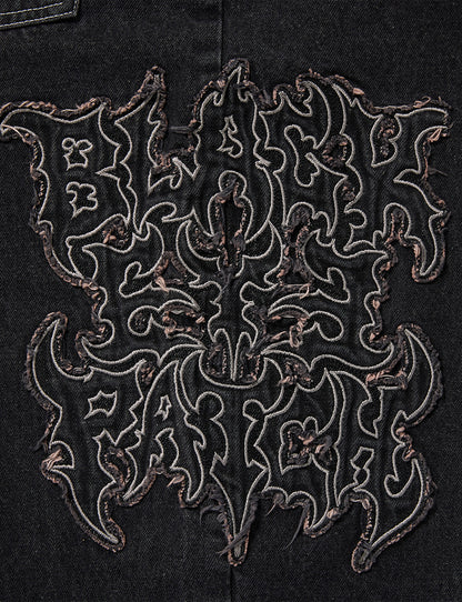 METAL LOGO EXTRA BAGGY JEANS