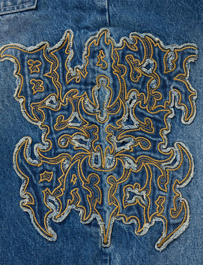 METAL LOGO EXTRA BAGGY JEANS