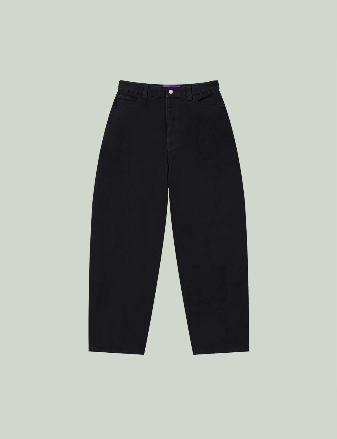 DRAGONS EMBROIDERED WASHED BAGGY PANTS