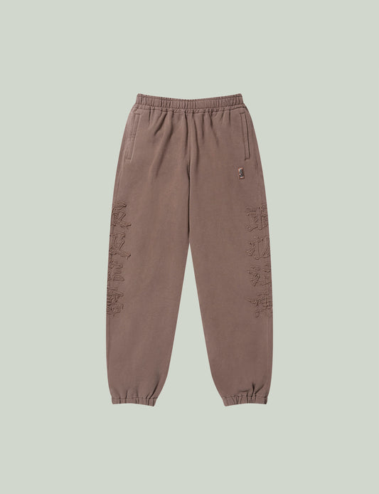 HWC EMBROIDERED PIGMENT DYED SWEAT PANTS