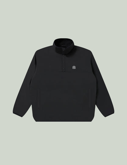 OG LABEL LEOPARD PATTERNED PULLOVER FLEECE