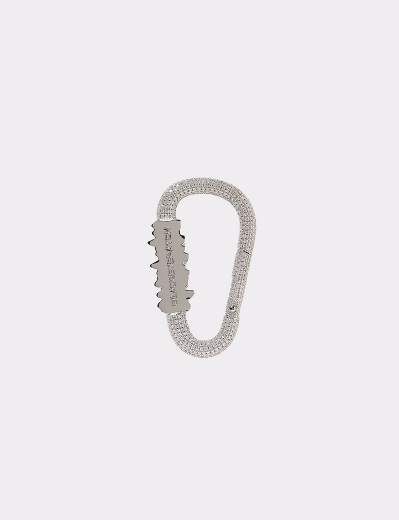 HANDLE WITH CARE RHINESTONE CARABINER