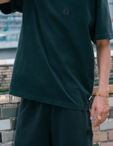 PIGMENT DYED SMALL OG LABEL SWEAT SHORTS